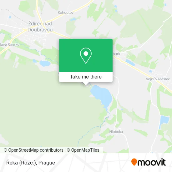 Карта Řeka (Rozc.)