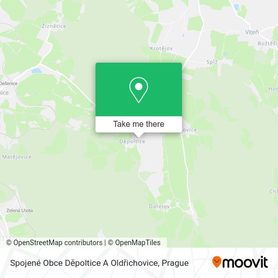 Spojené Obce Děpoltice A Oldřichovice map