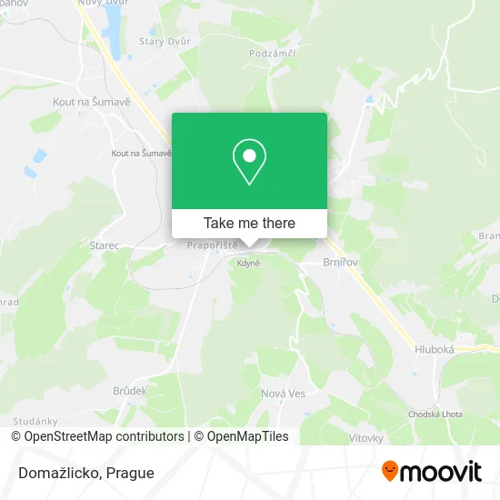 Карта Domažlicko
