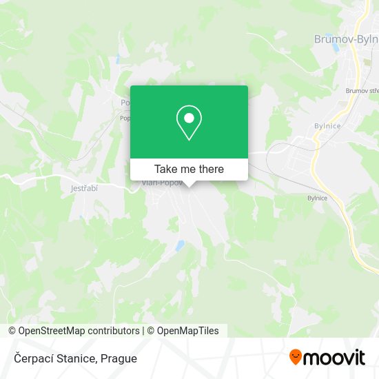 Čerpací Stanice map