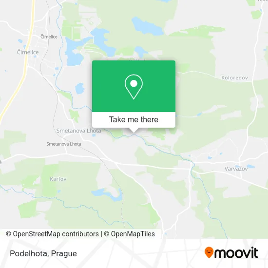 Карта Podelhota