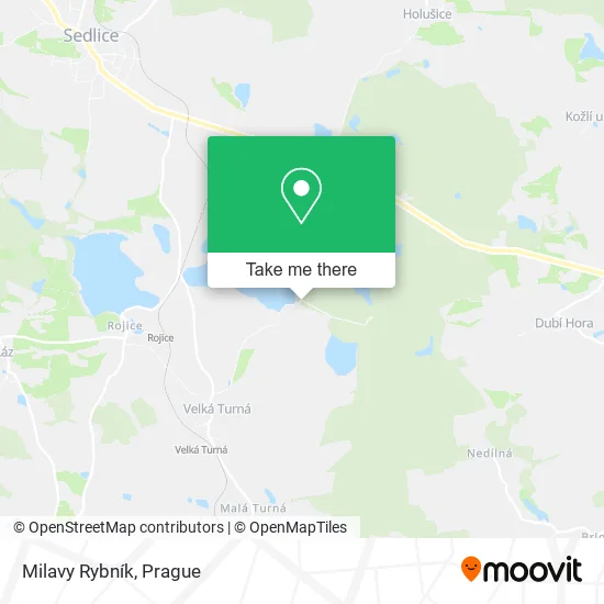 Карта Milavy Rybník