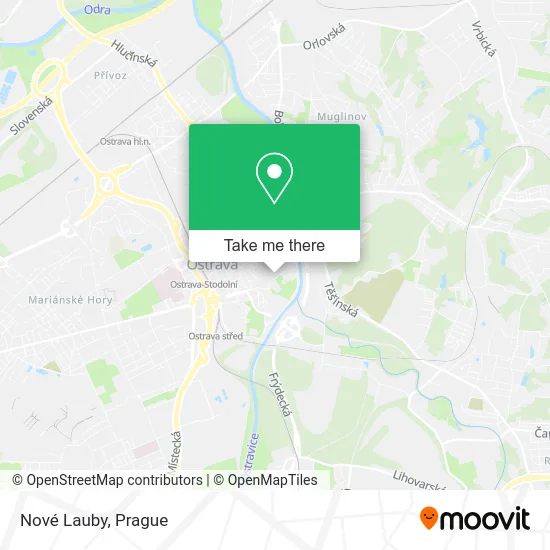Карта Nové Lauby