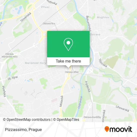 Карта Pizzassimo