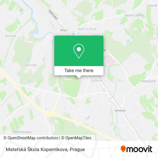 Mateřská Škola Kopernikova map