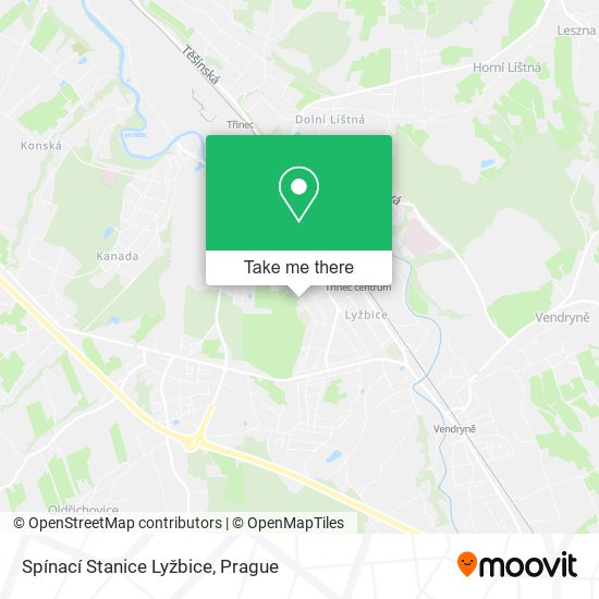 Spínací Stanice Lyžbice map