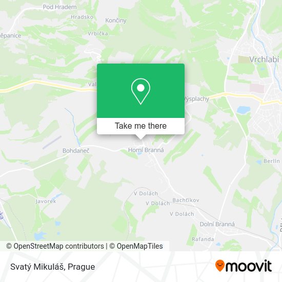 Svatý Mikuláš map