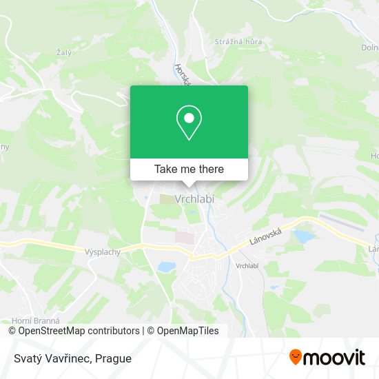 Svatý Vavřinec map