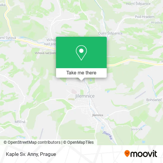 Карта Kaple Sv. Anny