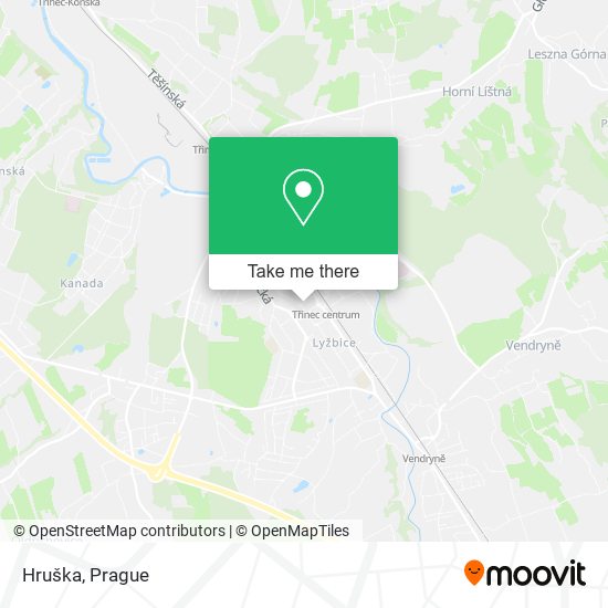 Карта Hruška