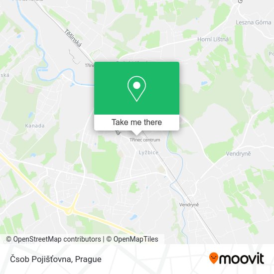 Čsob Pojišťovna map