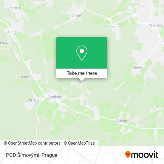 POD Šímovými map