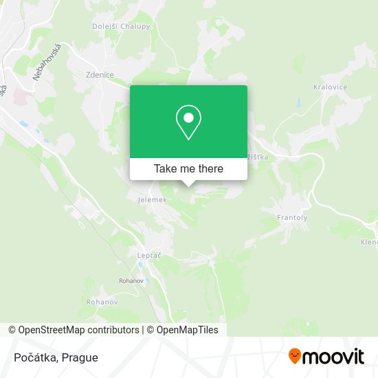 Карта Počátka