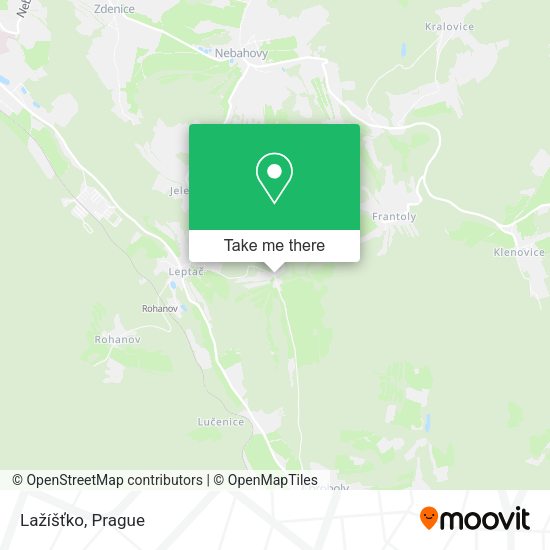 Lažíšťko map
