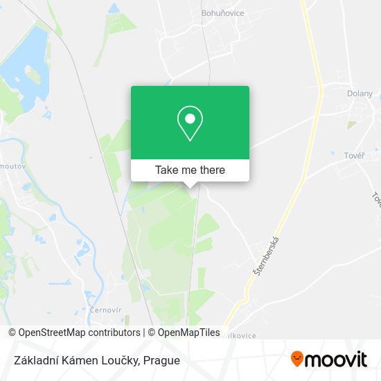 Základní Kámen Loučky map