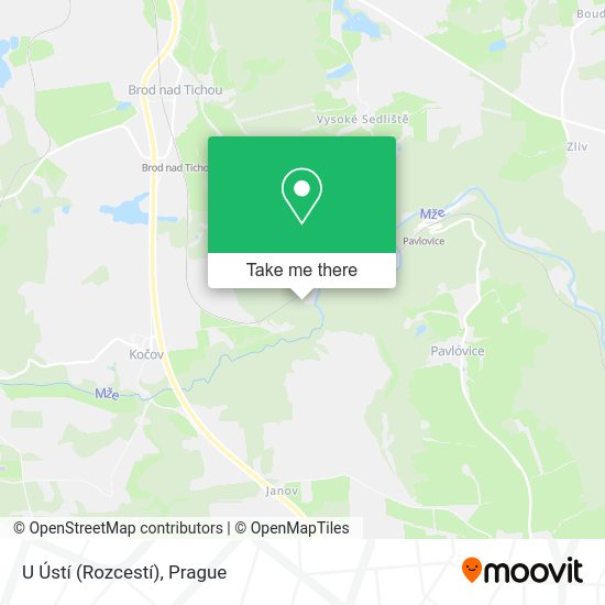 U Ústí (Rozcestí) map