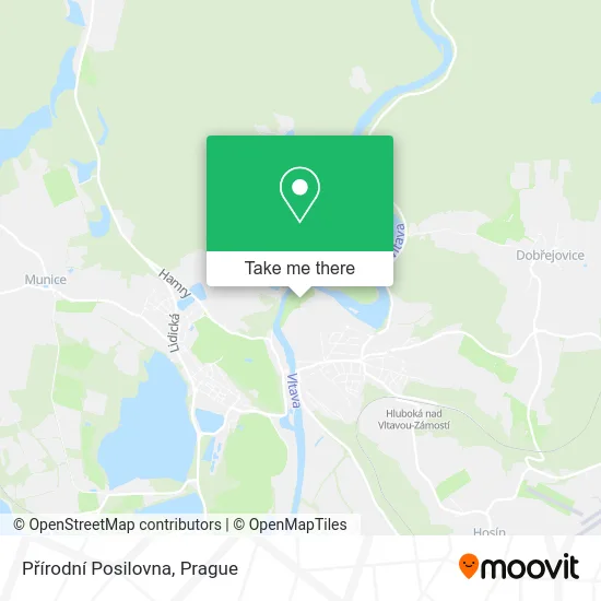 Карта Přírodní Posilovna