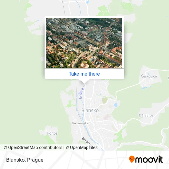Карта Blansko