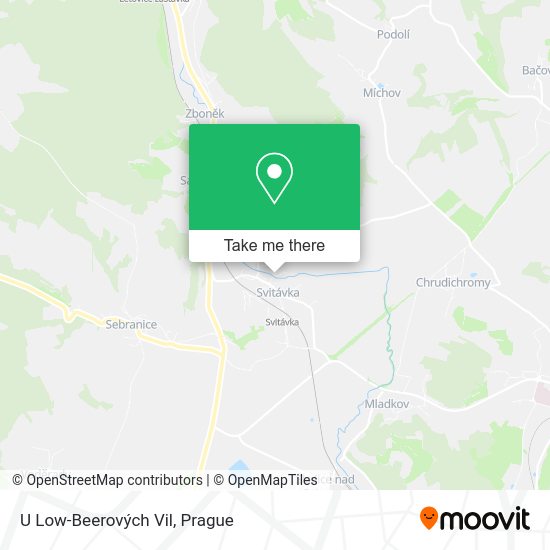 U Low-Beerových Vil map