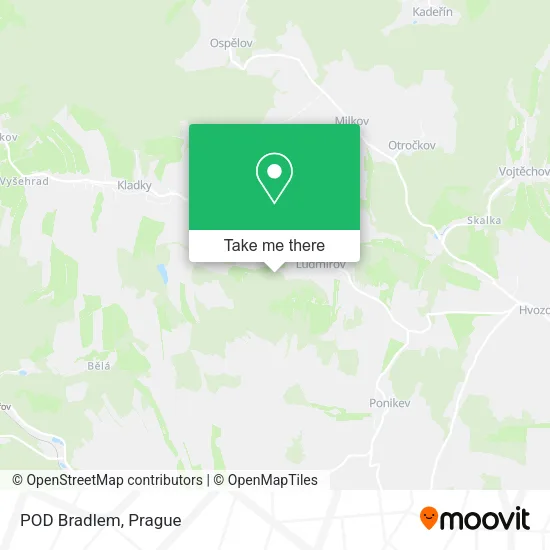 Карта POD Bradlem