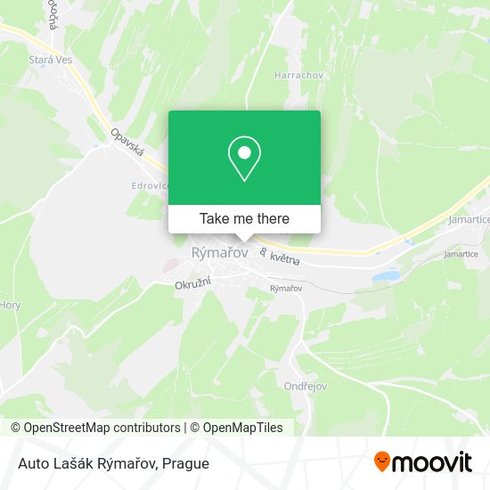 Auto Lašák Rýmařov map