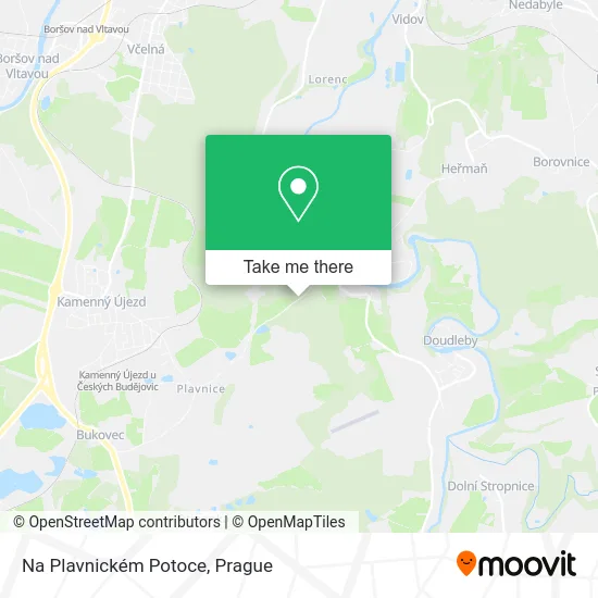 Карта Na Plavnickém Potoce