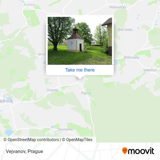 Карта Vejvanov