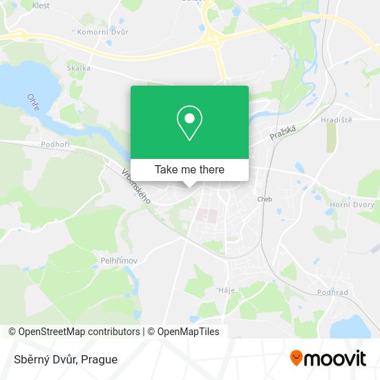 Sběrný Dvůr map
