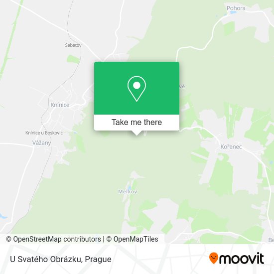 U Svatého Obrázku map