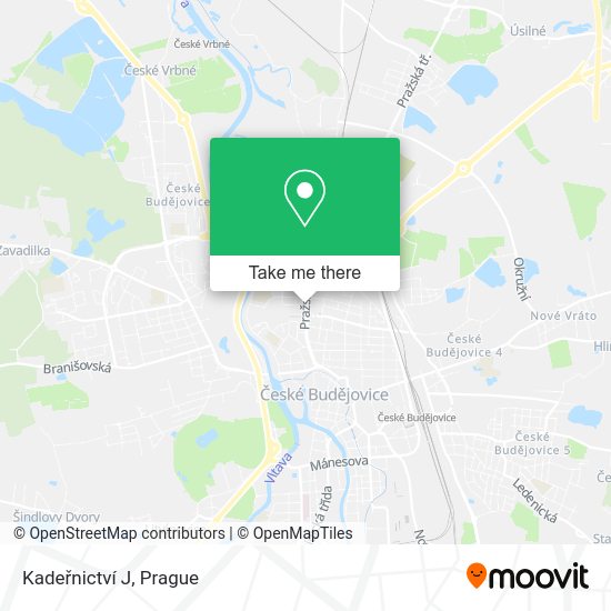 Kadeřnictví J map