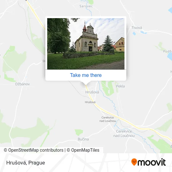 Карта Hrušová