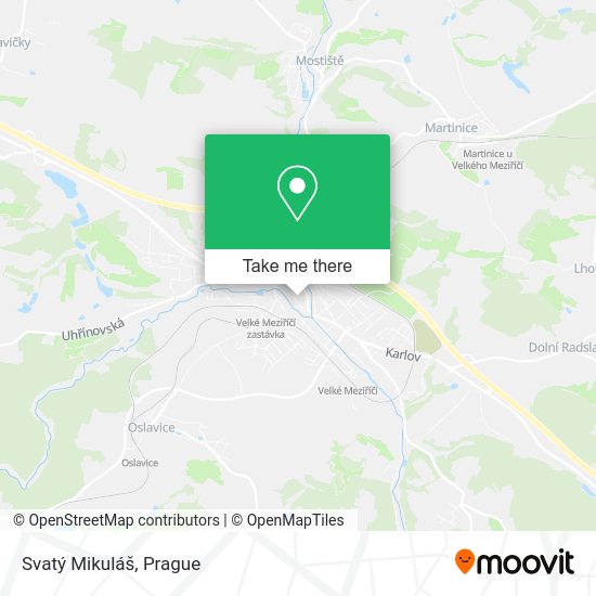 Svatý Mikuláš map