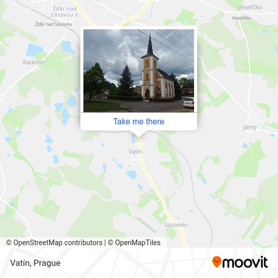 Карта Vatín
