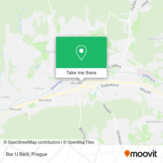 Карта Bar U Bédi