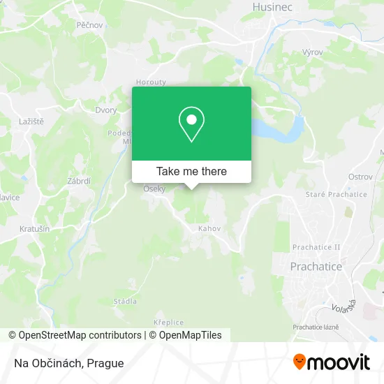 Карта Na Občinách