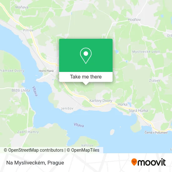 Карта Na Mysliveckém