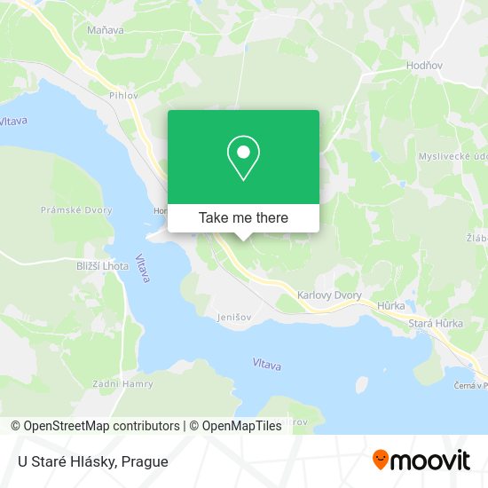 U Staré Hlásky map