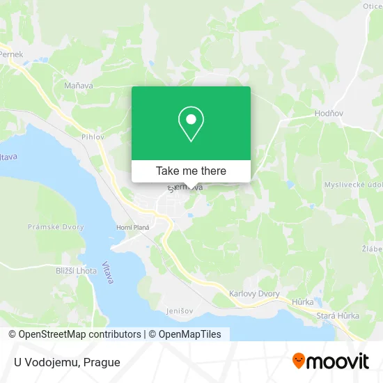 Карта U Vodojemu