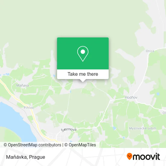 Карта Maňávka