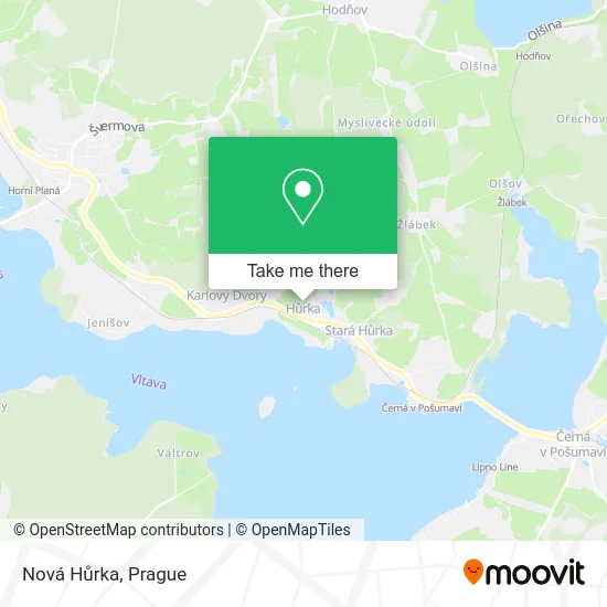 Карта Nová Hůrka