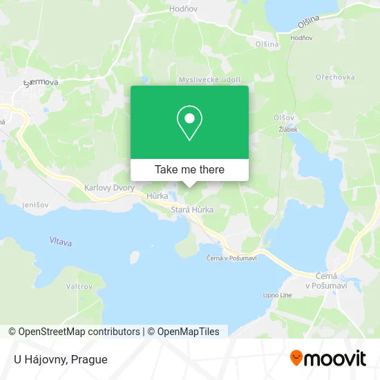 Карта U Hájovny
