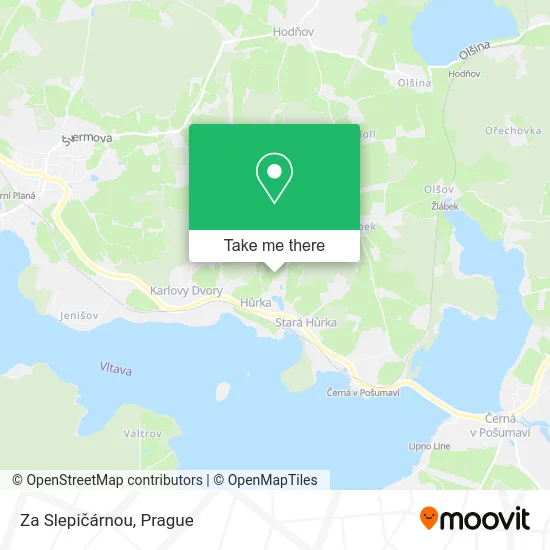 Карта Za Slepičárnou
