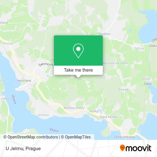 Карта U Jelmu