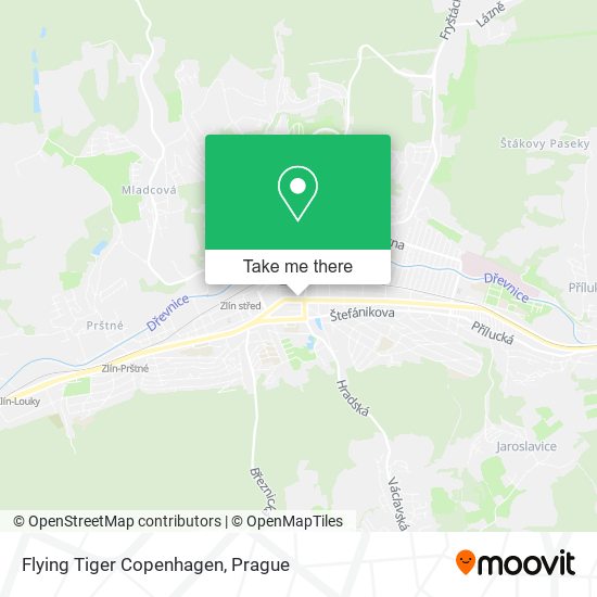 Flying Tiger Copenhagen map