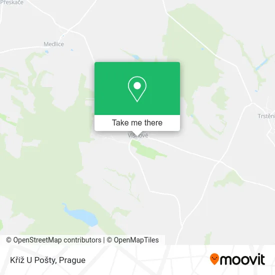 Kříž U Pošty map