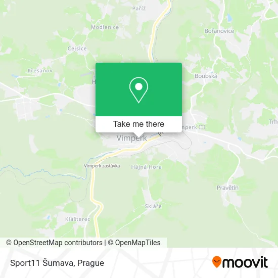 Карта Sport11 Šumava