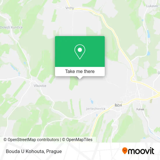 Карта Bouda U Kohouta