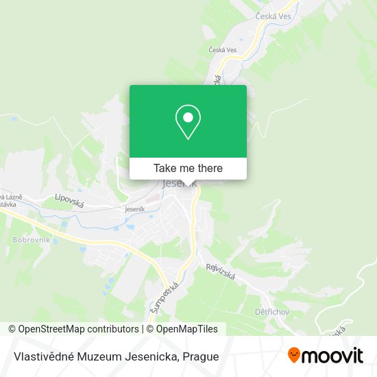 Vlastivědné Muzeum Jesenicka map