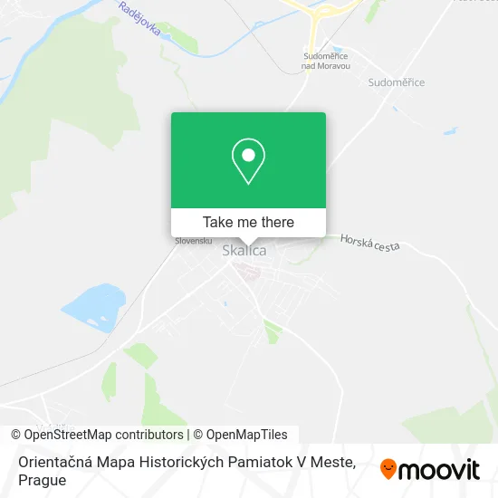 Карта Orientačná Mapa Historických Pamiatok V Meste