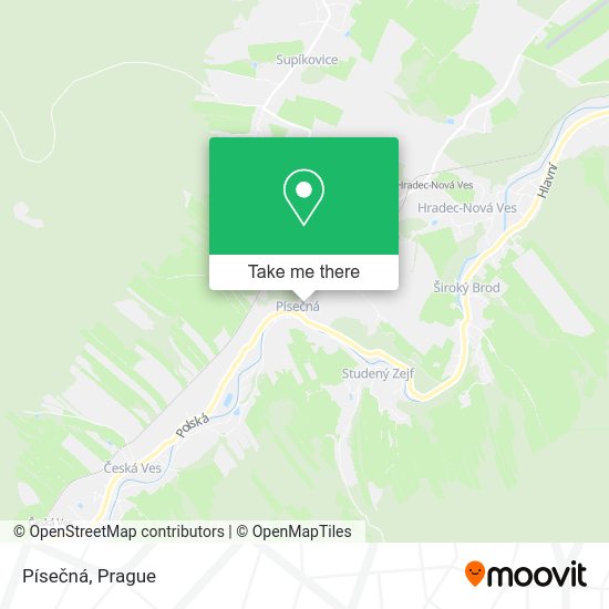 Písečná map